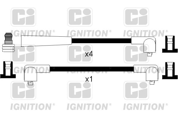 QUINTON HAZELL Комплект проводов зажигания XC1082